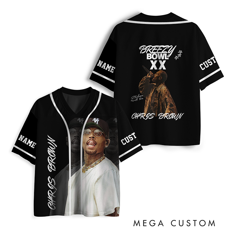 Personalized Football Jersey Mesh Concert Outfit Concert Shirt Gift for Fans