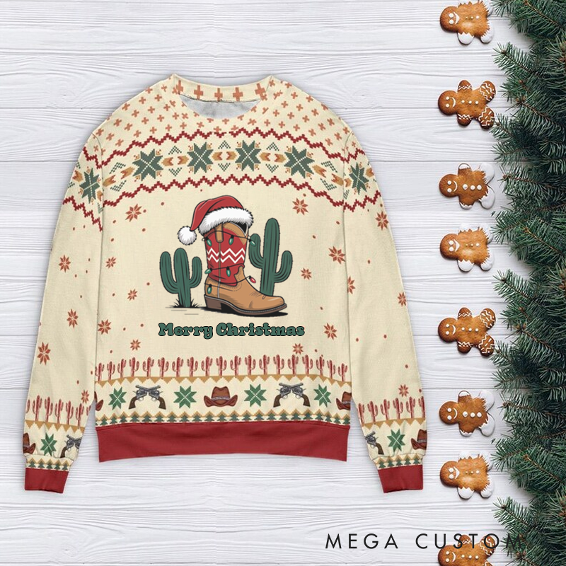 Personalized Ugly Sweater Music Christmas Sweater Song Fan Family Sweater