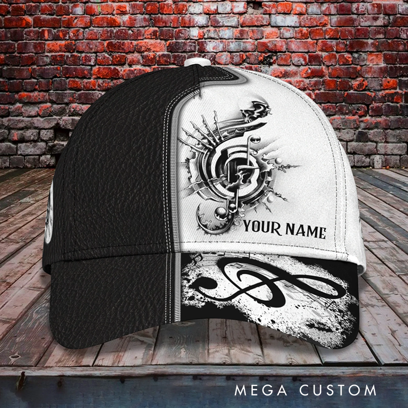 Personalized 3D Classic Cap Music Is What Feeling Custom Name Cap