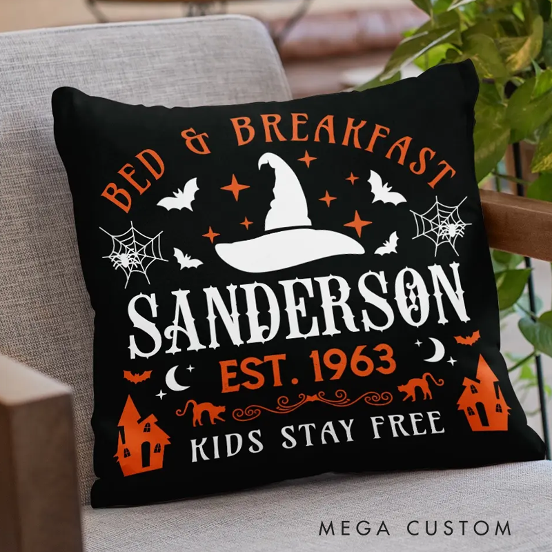 Personalized Where Spooky Delights And Sweet Dreams Collide - Family Personalized Custom Pillow Halloween Gift For Family Members