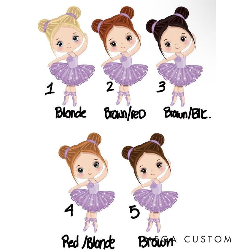 Personalized Cute Baby Ballerina Ceramic Christmas Ornament Dance Lovers Christmas Gift Dancer Xmas Gift Christmas Decor