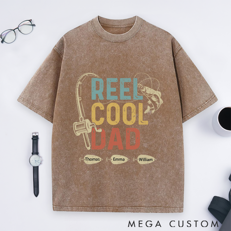 Personalized Fishing T-Shirt Unisex T-Shirt Reel Cool Dad Design Father's Day Gift Perfect Gift for Fisherman on Father's Day