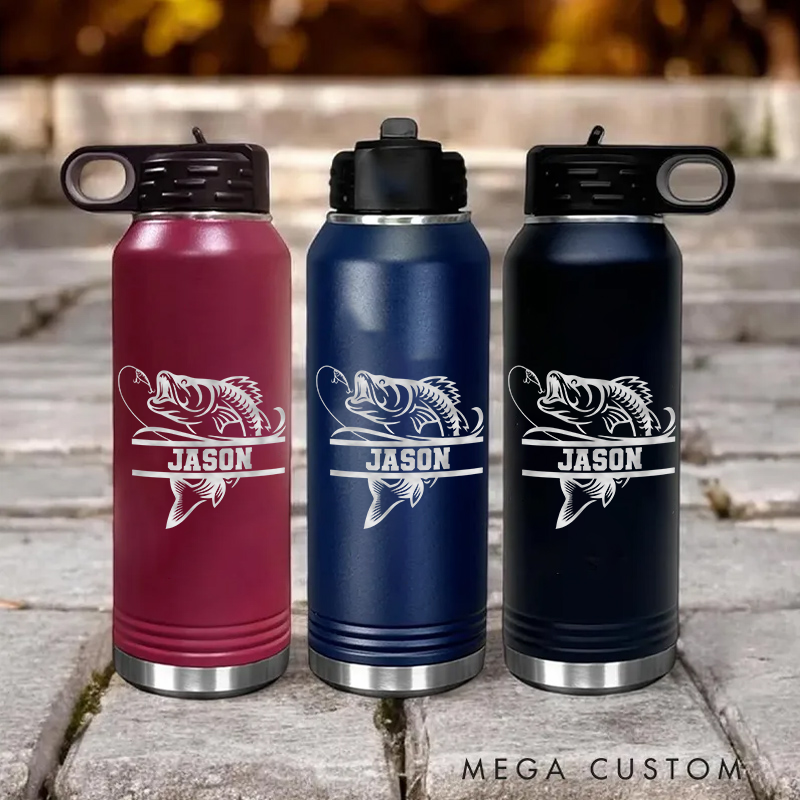 Personalized Bass Fishing Tumbler Bass Fishing Gift Fishing Tumbler Fishing Gift Insulated for Hot and Cold Drinks Perfect Gift for Fishing Lover