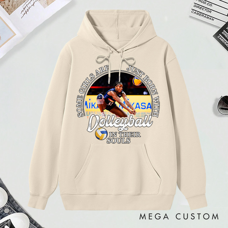 Personalized Sports Themed Hoodie with Custom Image and Motivational Design  