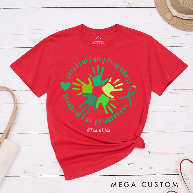 Personalized Cerebral Palsy Awareness Survivor T-Shirt