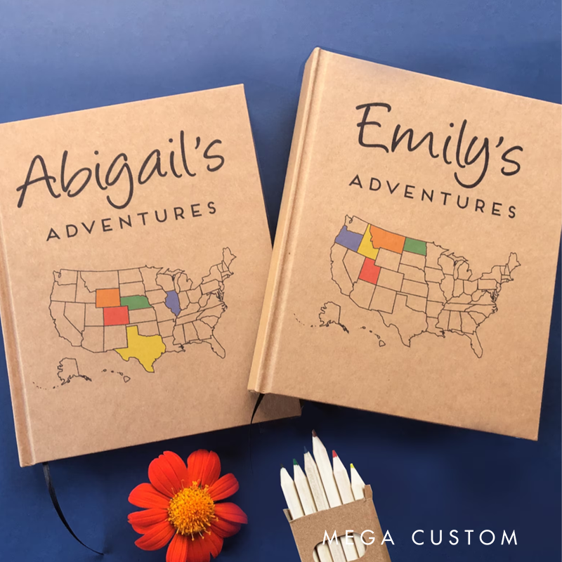 Personalized Camping Travel Adventure Journal Travel Notebook Custom Journal Gift Outdoor Adventure Enthusiasts