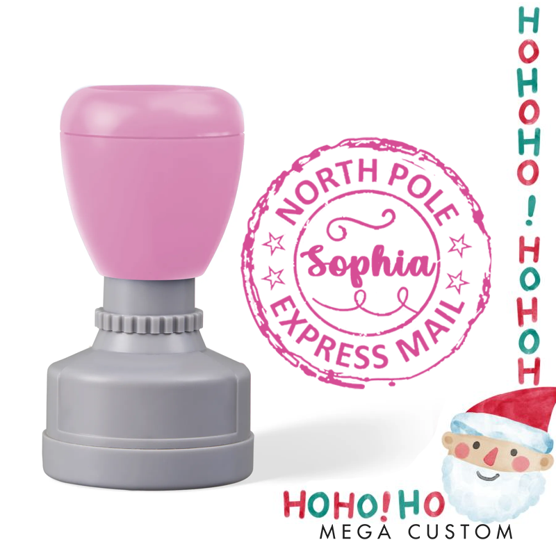 Personalized Santa Letter Seal Stamp Christmas Gift for Kids Christmas Toddler Gifts