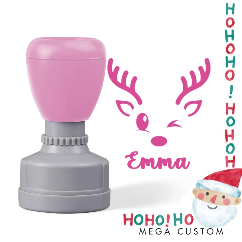 Personalized Christmas Elk Stamp Christmas Gift for Kids Christmas Toddler Gifts