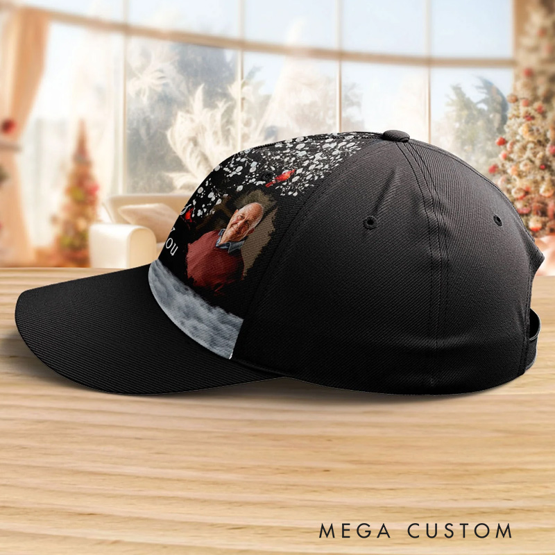 Personalized Photo Classic Cap I'm Always With You Memorial Baseball Cap Sympathy Gift for Loss of Loved One