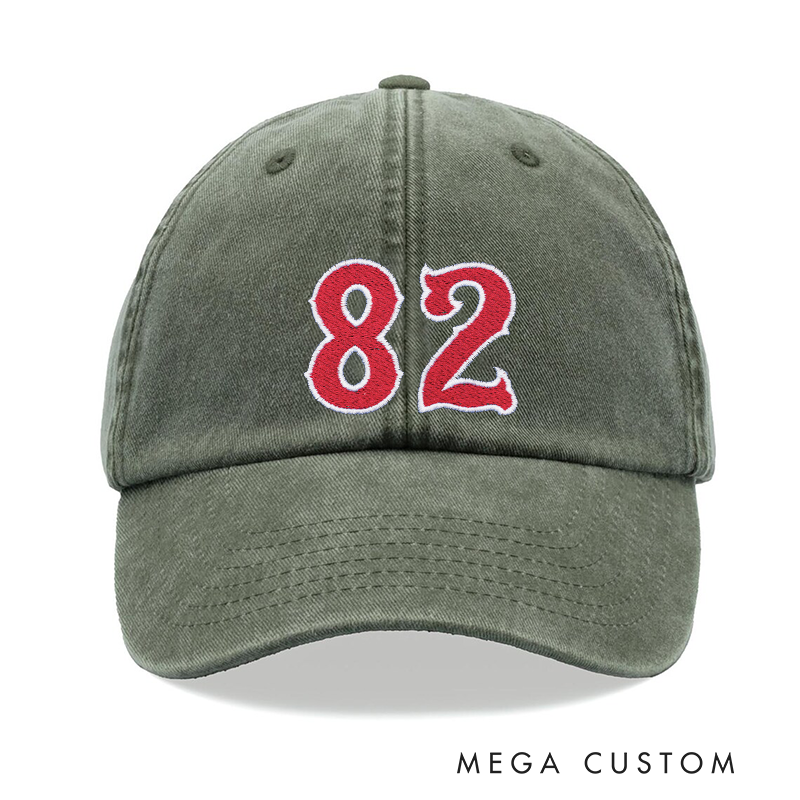 Personalized Firefighter Embroidered Baseball Cap with Custom Station Number Thoughtful Gift for Fire Department Members