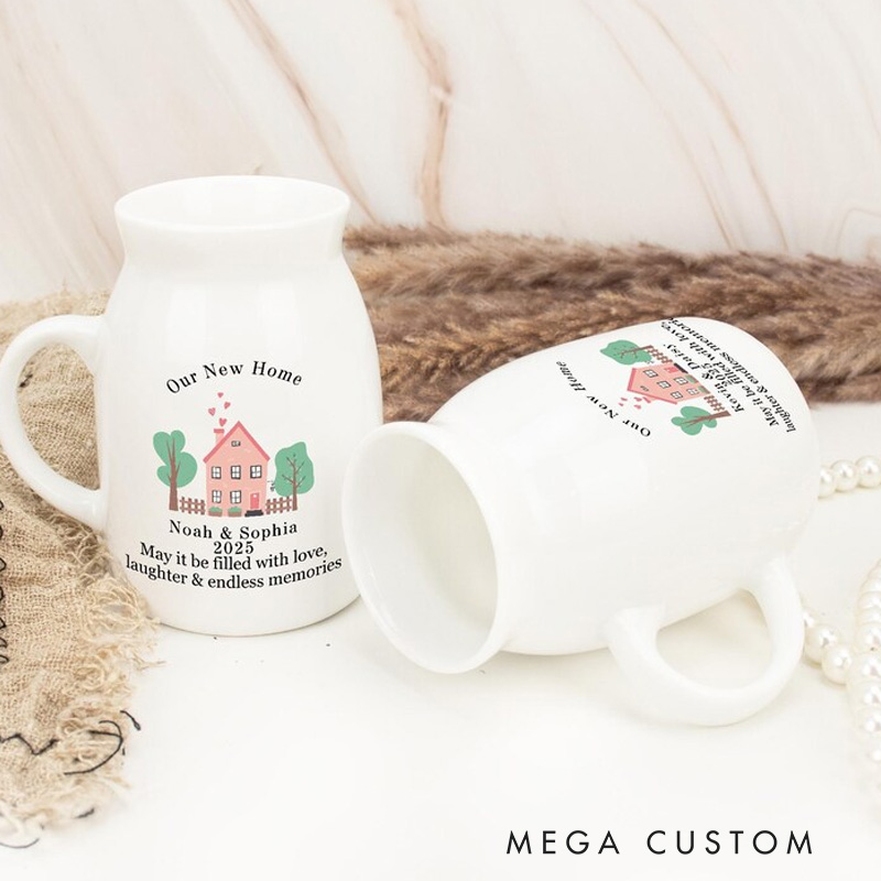 Personalized Housewarming Gifts New Home Gift Our First Home Gifts Flower Vase First House Gifts Moving In Gifts Unique Gifts