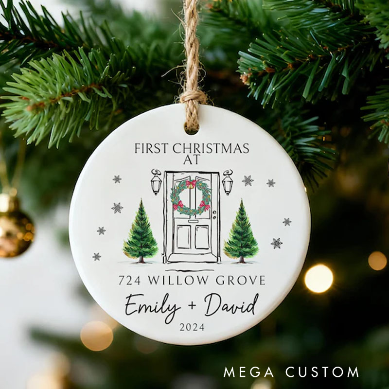 Personalized Our First Christmas in Our New Home New Home Decor New Home Christmas Ornament 2025 Christmas Tree New Home Ornament