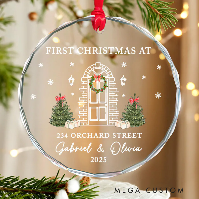 Personalized First Christmas in Our New Home Ornament Realtor Closing Gift Housewarming Gifts