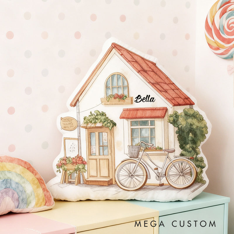 [Copy]Personalized Floral Cottage Pillow Home Decor Perfect Gift For Kids Bedrooms Living Rooms Or Playrooms Graphic 3D Print