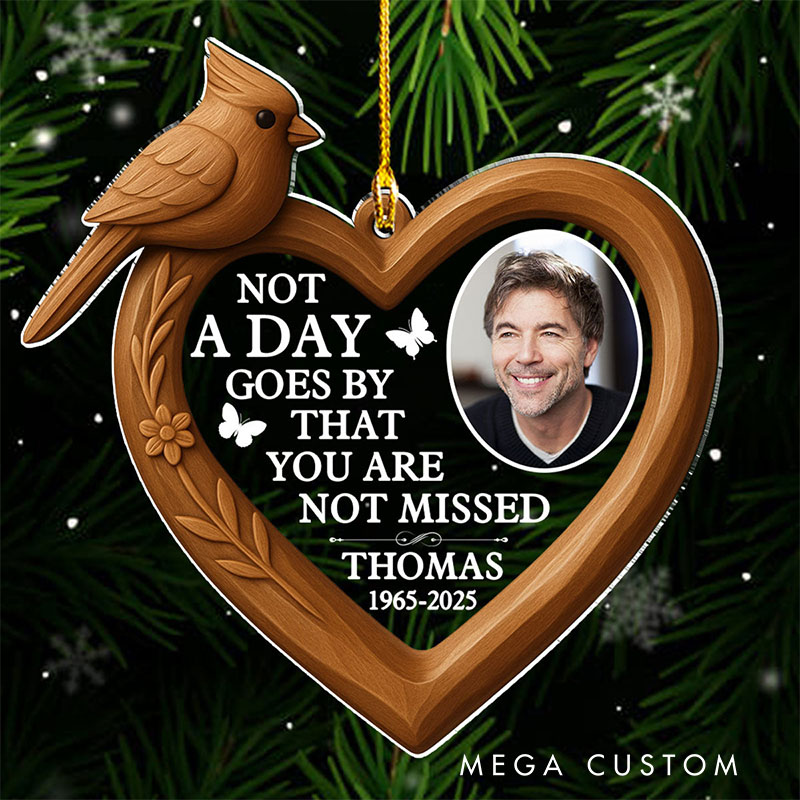 Personalized Acrylic Ornament That You Are Not Missed Photo Ornament Sympathy Gift for Loss of Loved Ones