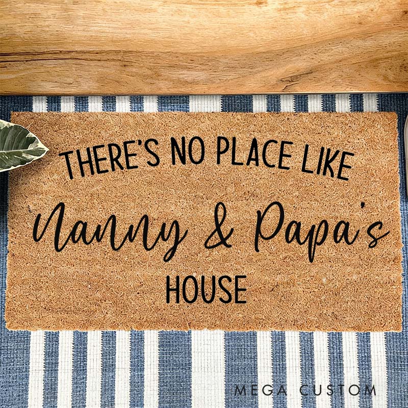 Personalized Grandparents Welcome Mat New Home Gift Housewarming Wedding Gift for Couples Christmas Gift for Family