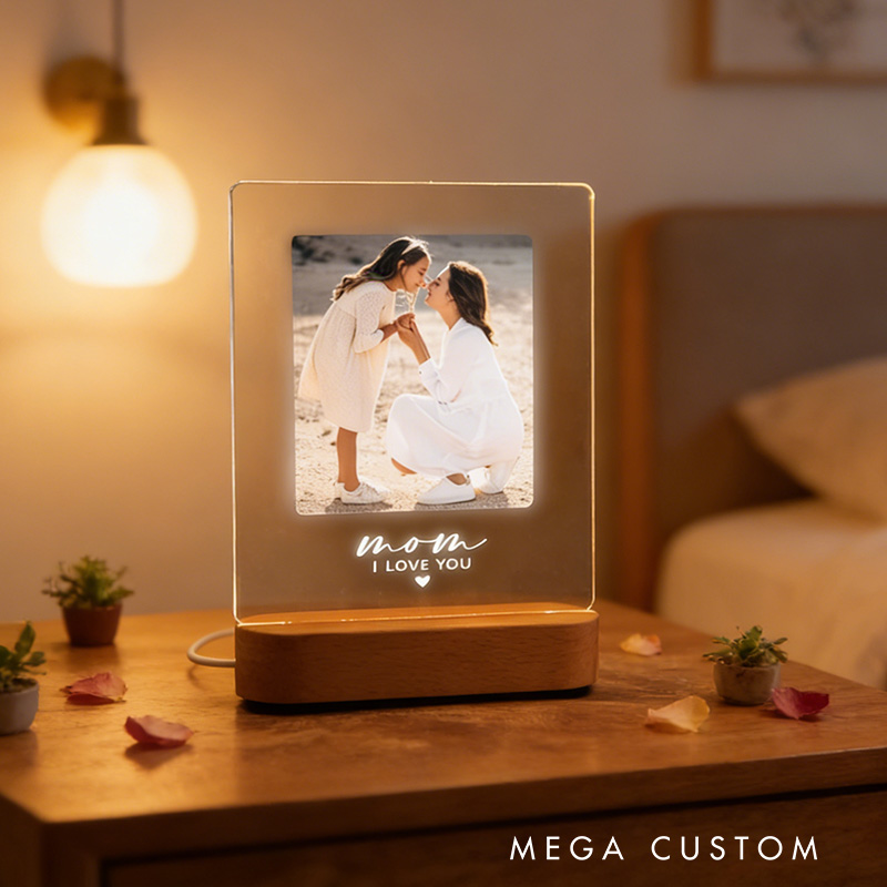 Personalized Photo Night Light for Mother's Day Gift Gift for Mom Mother Gift Best Mom Ever First Mothers Day Picture Gift Ideas Mommy Gifts