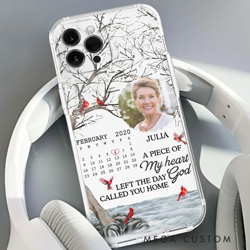 Personalized Custom Phone Case Memorial Sympathy Gifts for Loss of Loved OneMy Heart Changed Forever