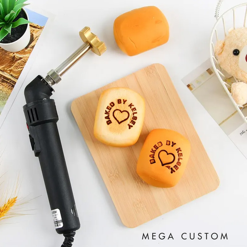 Personalized Sourdough Bread Branding Iron Stamp Customized Bread Stamp with Name Burger Branding Iron for Baker Christmas Gift Baking Lover Gifts