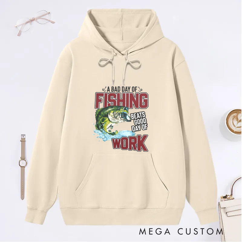 Personalized Christmas Classic Hoodie Fishing Hoodie for Men and Women Fishing Gift Comfortable Outdoor Apparel for Fishing Lovers