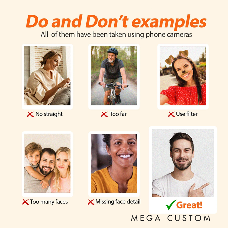 Personalized Photo Christmas Sack Gifts for Kid