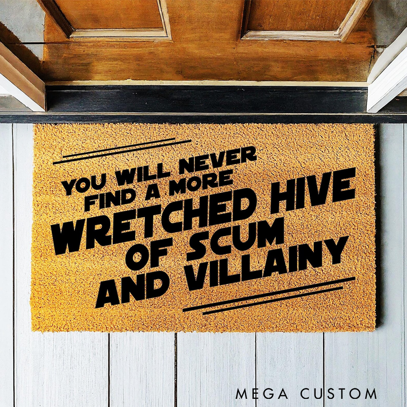Personalized Sci-Fi Humor for Your Doorstep Doormat Funny Welcome Doormat Gift for Nerd Geek