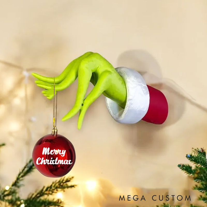 Personalized Christmas Hand Christmas Key Holder Ornament Holder Holiday Home Decor Inspired Gift for Christmas