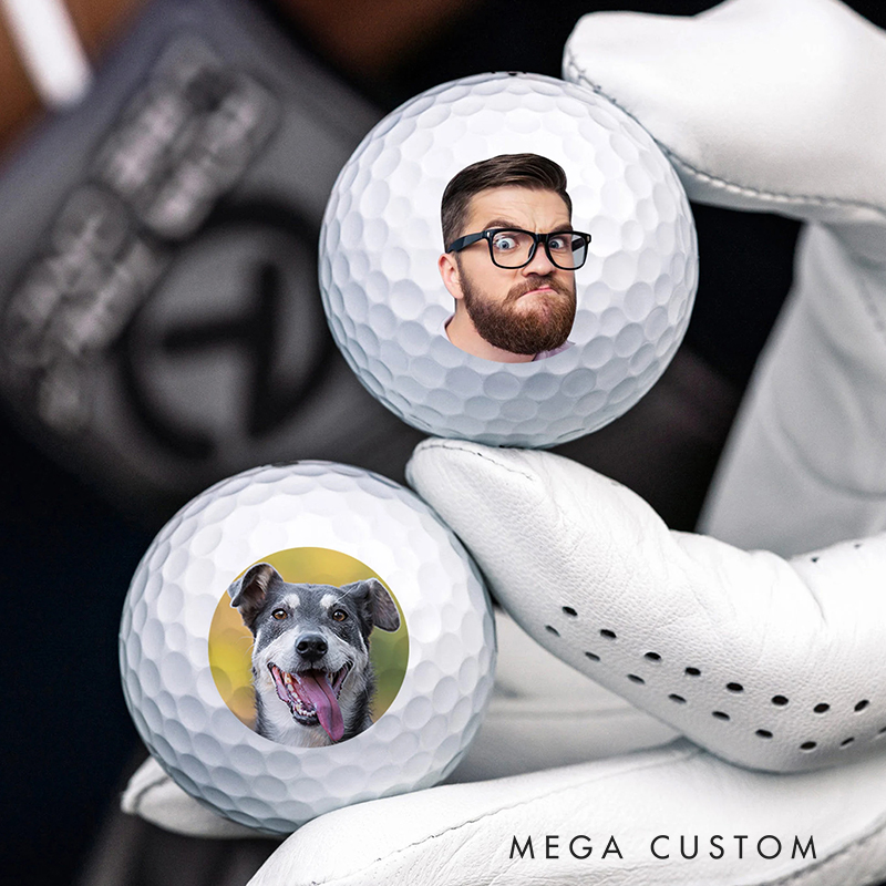 Personalized Golf Ball with Custom Image Gift for Golf Enthusiasts 