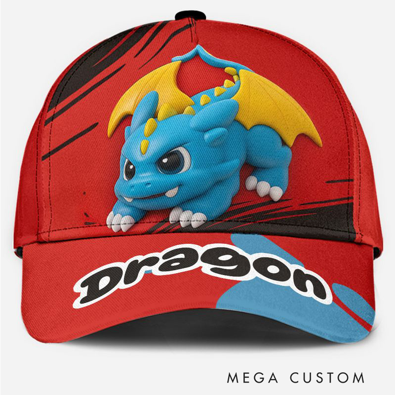 Personalized Cute Dinosaur Kid Classic Cap Children's Gift Birthday Gift Party Gift