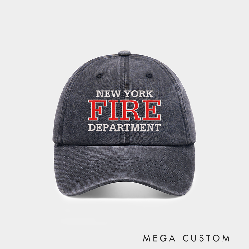 Personalized Firefighter Cap Embroidered Baseball Cap with Custom Firefighter Cap Design Thoughtful Gift for Firefighters