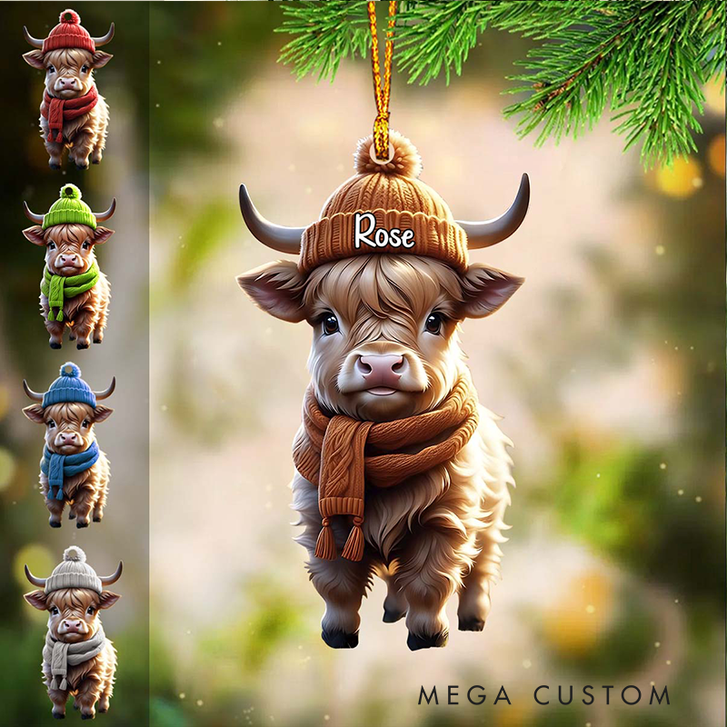 Personalized All I Want For Christmas Ornament