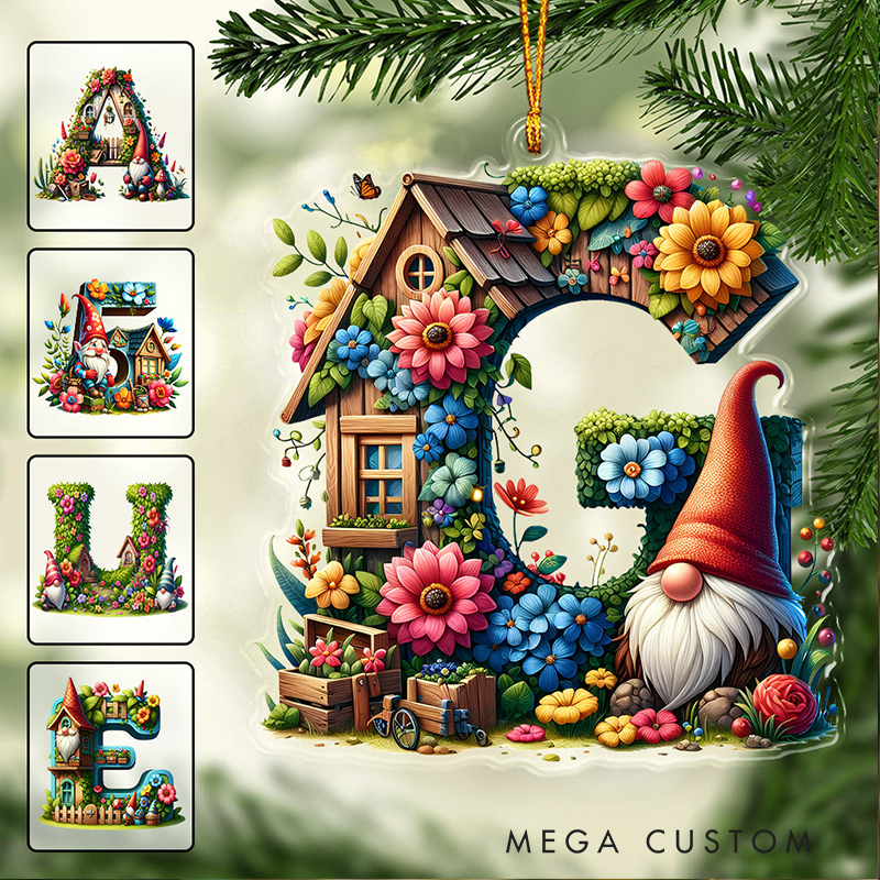 Personalized Any Letter Gnosis Christmas Ornament