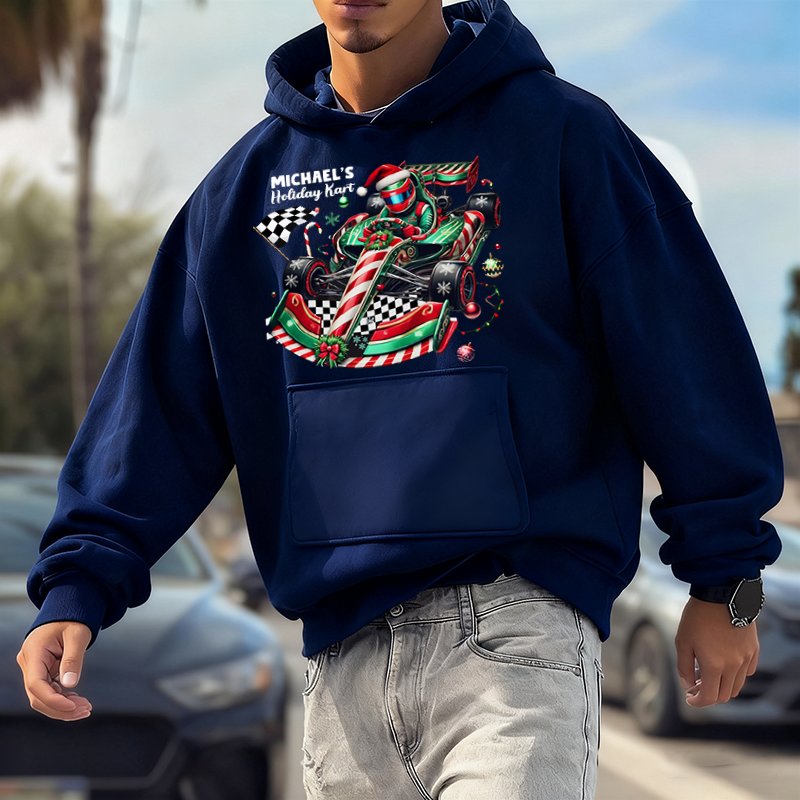 Personalized Christmas Hoodies for Racers and Racing Lovers Racing Car Design Racing Lovers Unique Gift