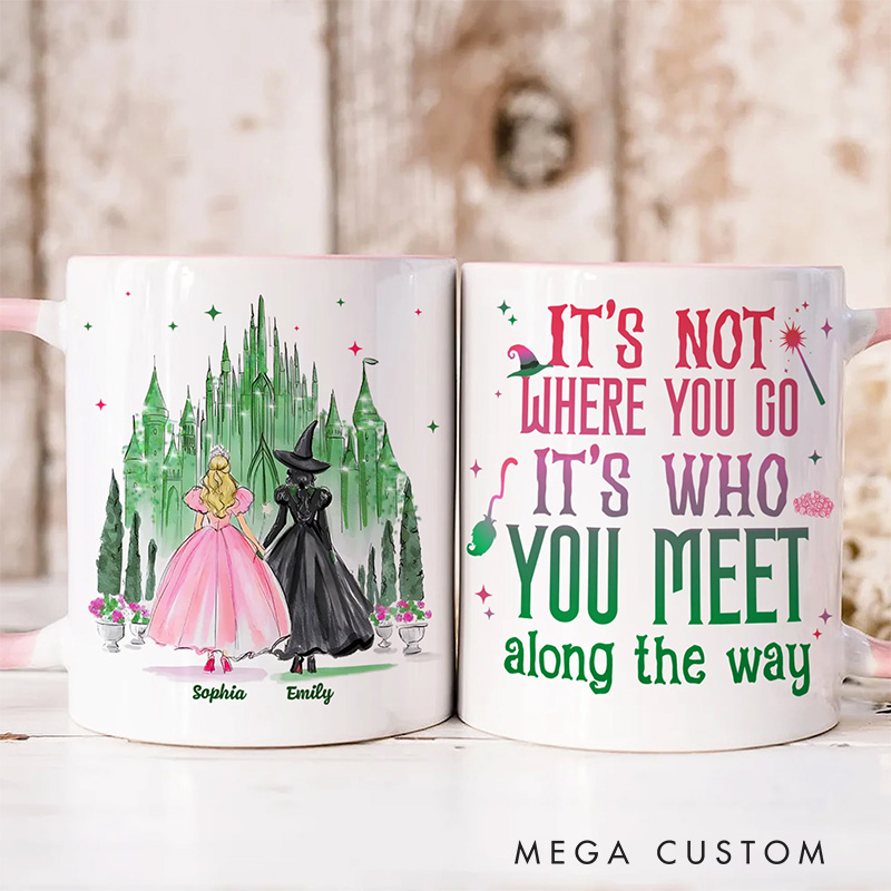 Personalized Witch Besties Mug TV Show Mug Movie Lover Gift for Best Friend Besties Sisters