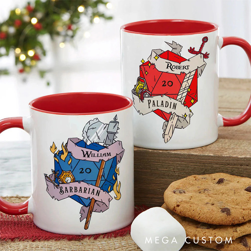 Personalized Fantasy Role-Playing Game Fan Mug DND Mug Game Lover Gift for Friends Birthday Gift