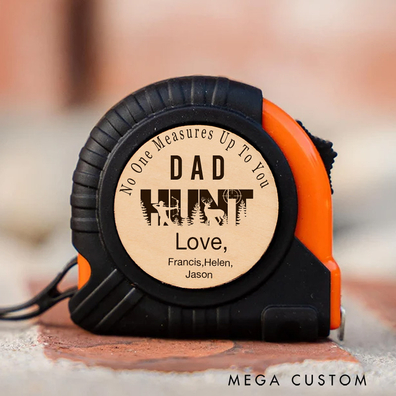 Personalized Tape Measure No One Measures up Loved Beyond Measure Custom Hunting Tape Measure for Husband
