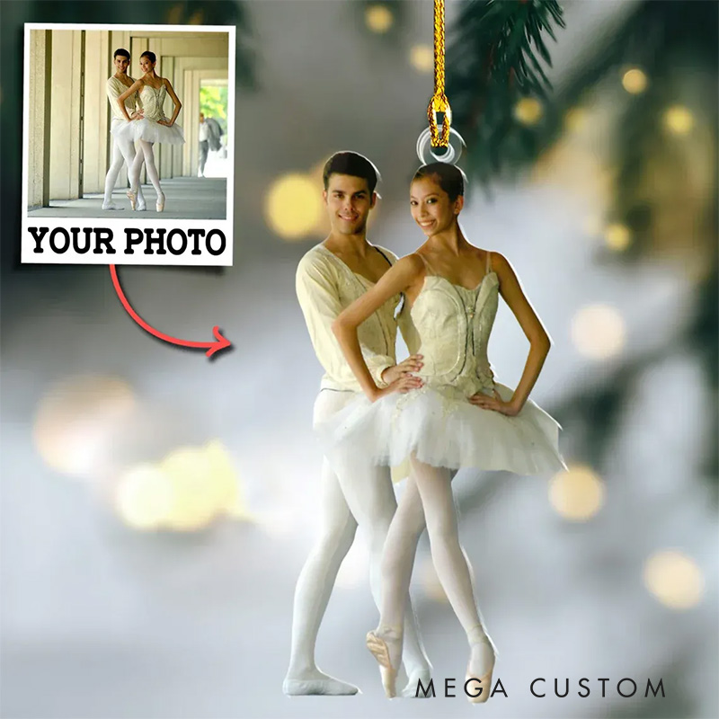 Personalized Photo Gifts For Ballerina Christmas Acrylic Ornament Dance Lovers Christmas Gift Dancer Xmas Gift Christmas Decor