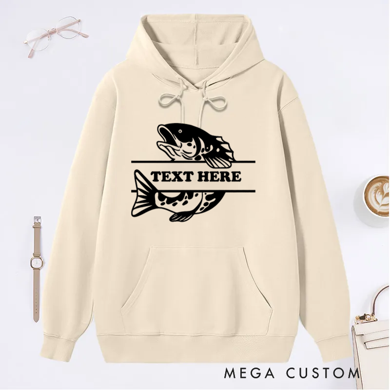 Personalized Fishing Hoodie Fishing Sweatshirt Fishing Gifts Comfortable and Warm Perfect for Fishing Trips Outdoor Adventures and Gifts