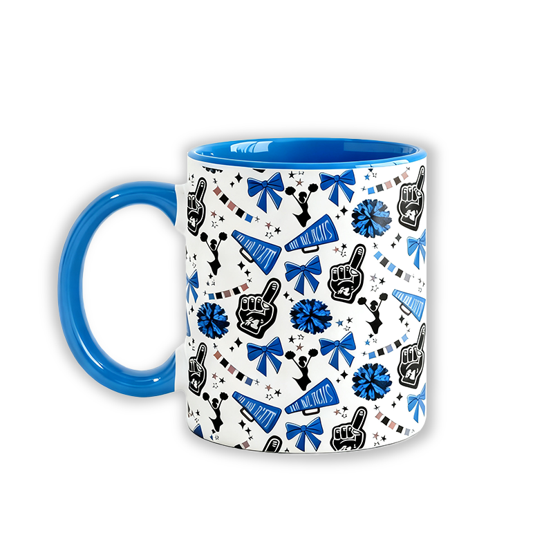 Personalized Cheerleading Mug with Custom Design Perfect for Cheerleaders and Fans