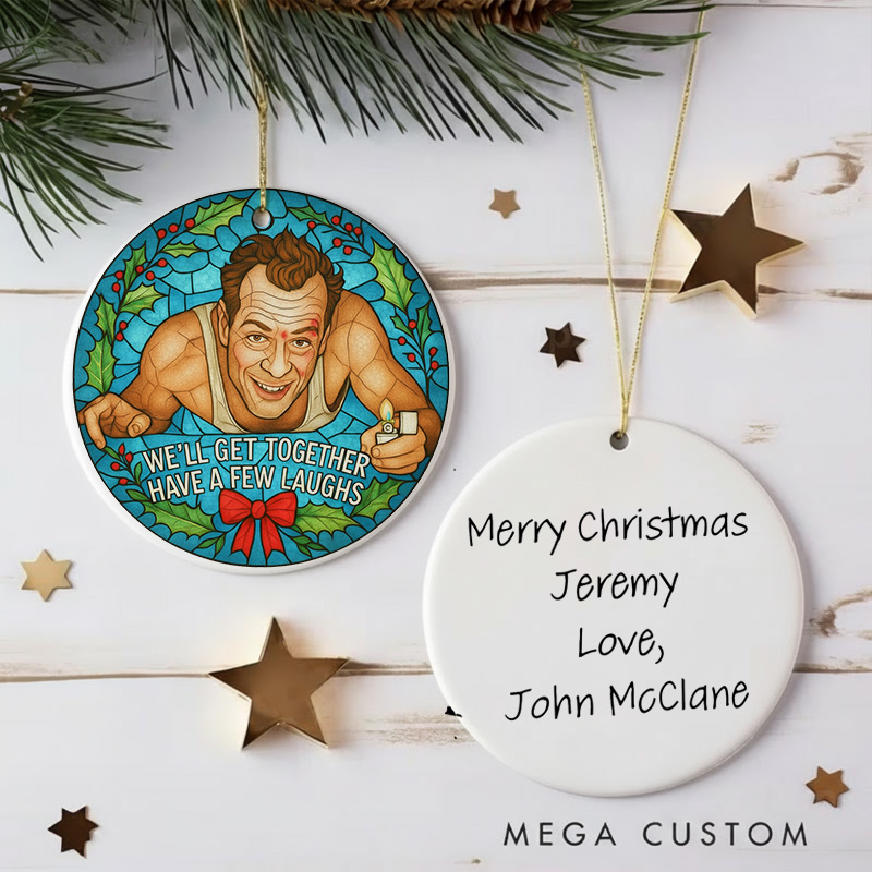 Personalized Classic Movie Christmas Ornament We'll Get Together Ceramic Ornament Anime Movie Christmas Gift Film Xmas Gift Christmas Decor