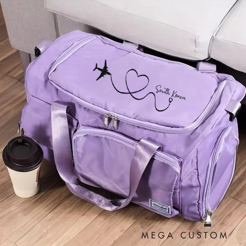 Personalized Destination Travel Bag Gift for Travel Enthusiasts 