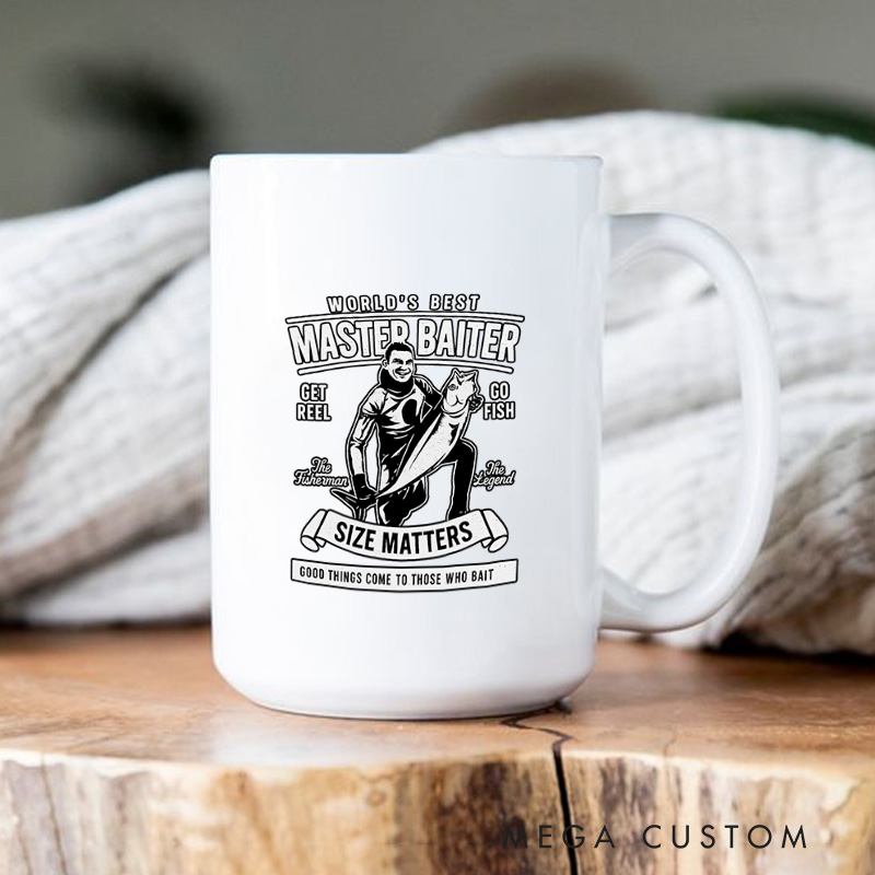 Personalized Fishing Mug Funny Fishing Mug Custom Photo Mug Funny Gift for Anglers Unique Coffee Cup for Fishing Enthusiasts