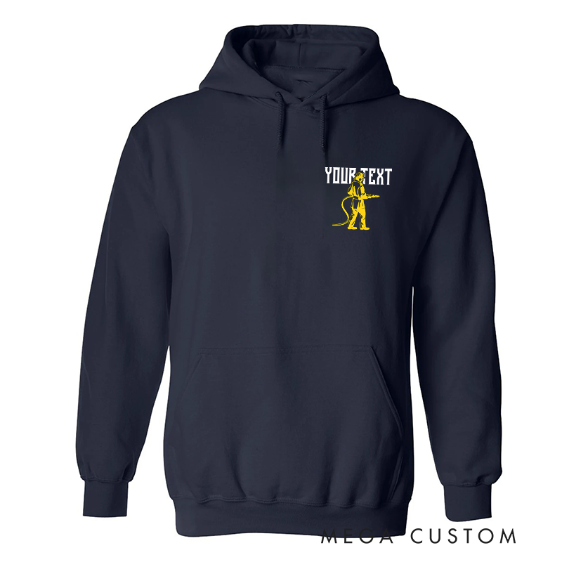 Personalized Volunteer Firefighter Hoodie Born to Do This Design Gift for Dedicated Firefighting Heroes