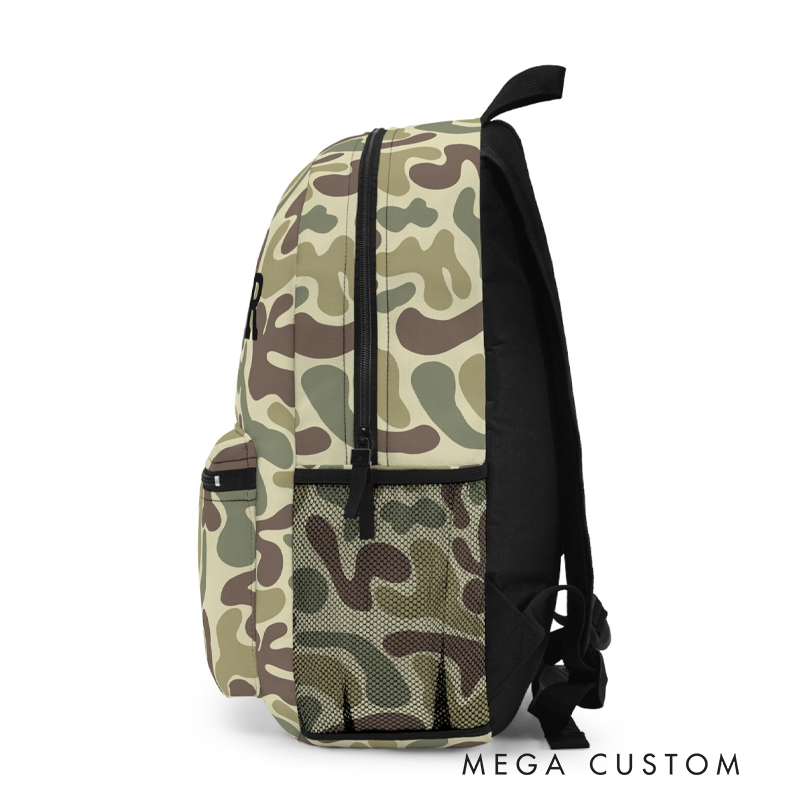 Personalized Backpack for Kids Light Duck Camo Backpack Custom Name Backpack for Kids Gift for Hunter Lover