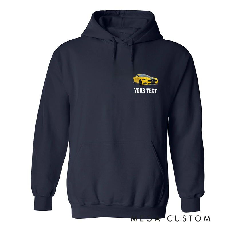 Personalized May the Horse Be with You Car Hoodie with Bold Design Perfect Gift for Car Enthusiasts