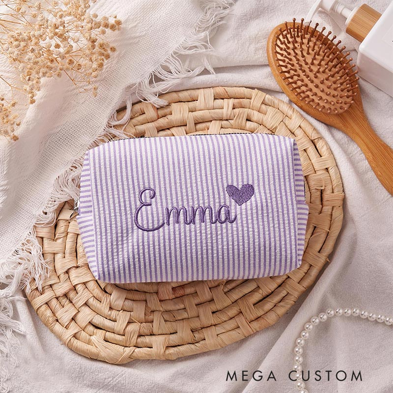 Personalized Monogrammed Toiletry Bag Makeup bag Travel Makeup Bag Large Capacity Storage Bag for Travel Lovers