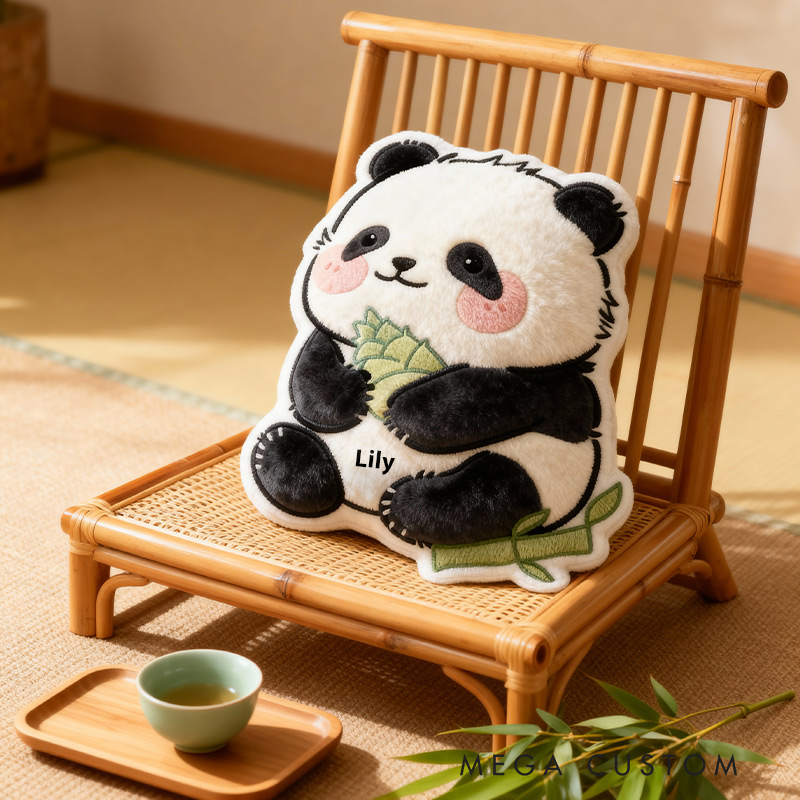 Personalized Graphic 3D Print Panda Paradise Pillow for Travel Lovers