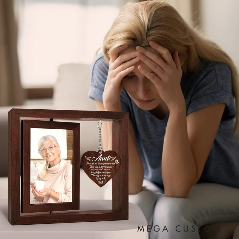 Personalized Sympathy Picture Frame In Memory of Gift Remembrance Grief Bereavement Gifts Loss of Loved One 