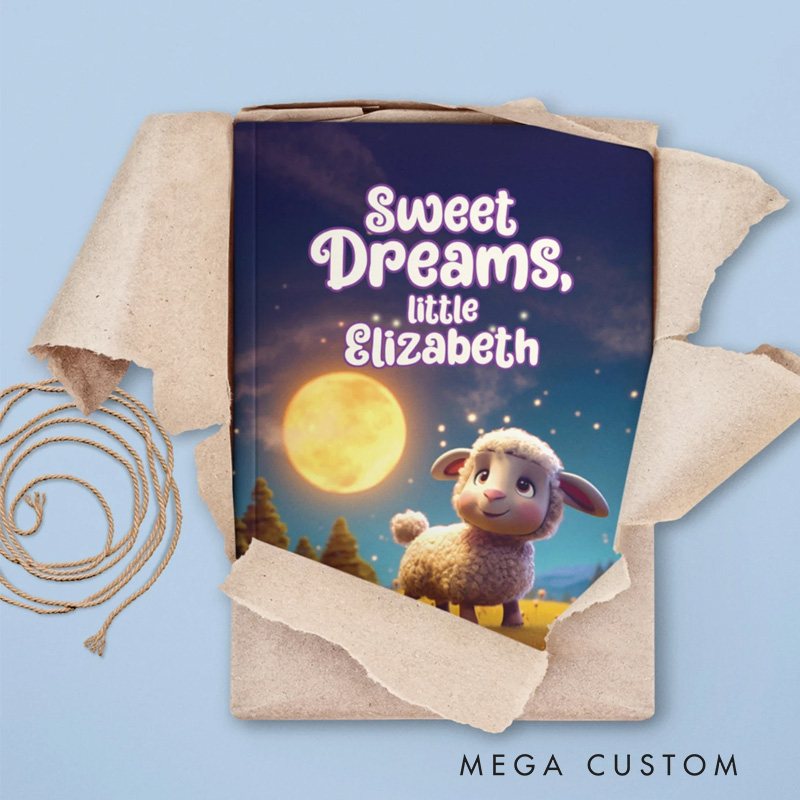 Personalized Children's Book with Cute Animals Sweet Dreams Little Name Bedtime Storybook for kids Boy Girl Grandchild Birthday Gift Christmas Gift