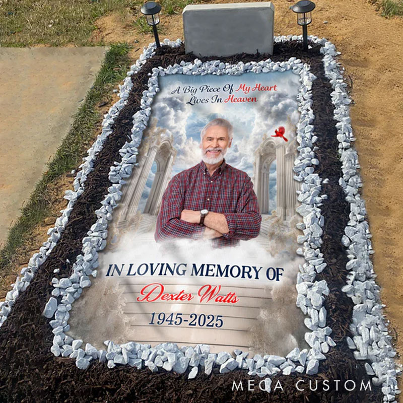 Personalized Heaven Gate Sky Grave Blanket Waterproof Blanket Remembrance Gift 